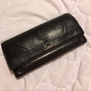 COACH large leather wallet